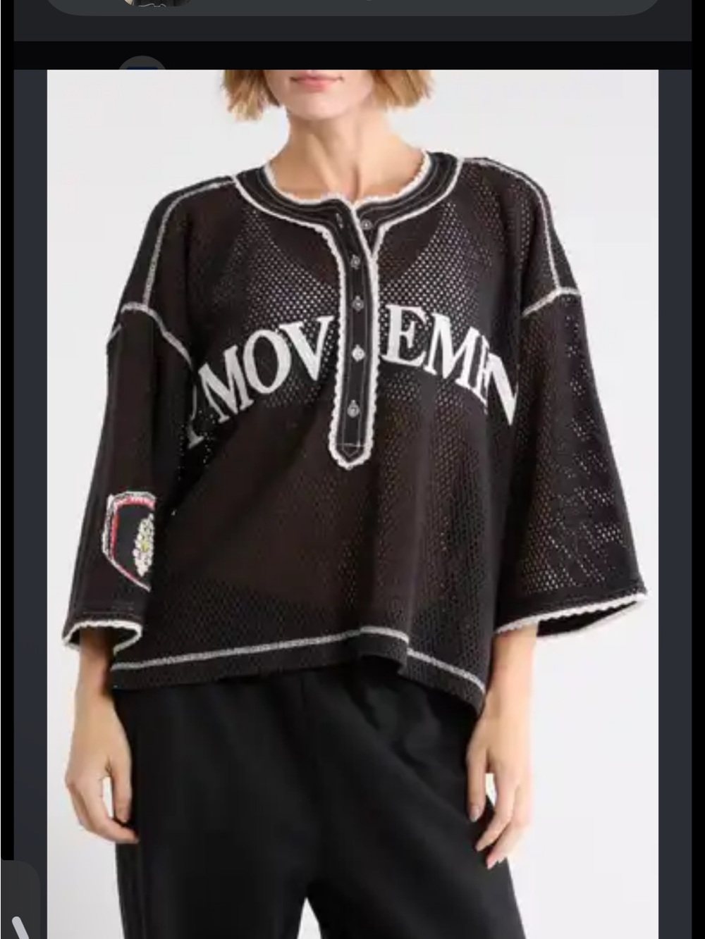 Free People Camp Out Shirt